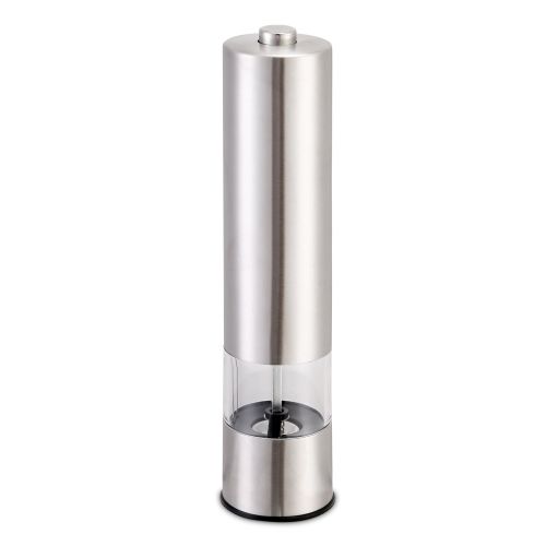 Electric Salt Pepper Grinder with Light Adjustable Coarseness Stainless Steel Salt Pepper Shaker